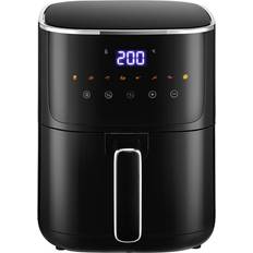 Living and Home Black Touchscreen Air Fryer DM0866 4.7L
