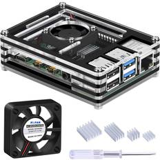 GeeekPi Akrylfodral för Raspberry Pi 4 Model B