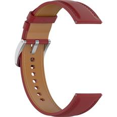 INF Udskiftning Af Urrem Til Samsung Galaxy Watch 3 S3 Classic Rød 22 mm
