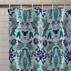 Catherine Lansfield Maya Tropical Shower Curtain
