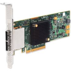 Controller Cards Broadcom LSI00300 SAS 9207-8e 8-Port Ext 6Gb/s SATA+SAS PCIe 3.0