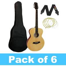 Tiger Tiger Acoustic Guitar for Beginners Pack of 6