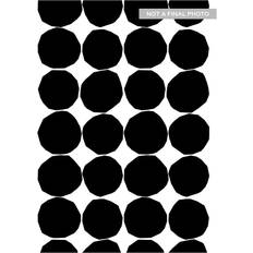 Marimekko Kivet Tyg Svart Metervara Svart