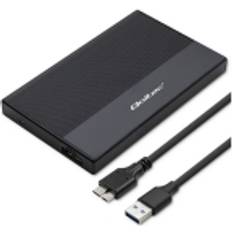 Externa lagringschassin Qoltec Ekstern Lagringspakning USB 3.0 SATA 6Gb/s