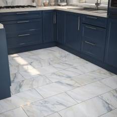 Wickes Capri Matt Marble Ceramic Wall & Floor Tile 600 x 300mm White