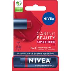 Nivea Cura labbra Nivea Caring Beauty 3 In 1 Balsamo Labbra Curativo Rosso 48g