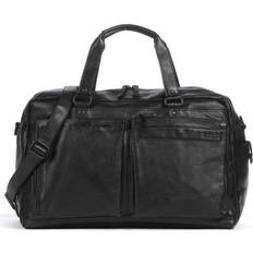 Leather - Men Weekend Bags Spikes & Sparrow Apache Curt Weekend Bag Black