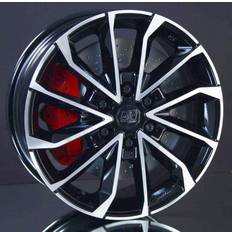 Auton vanteet MSW 42 Black Polished Kesärenkaat 6.5x17