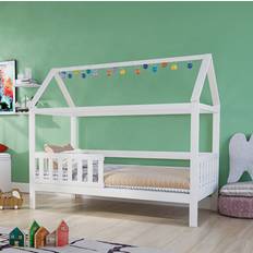 Noomi Alisa Solid Wood House White 100.1x195cm