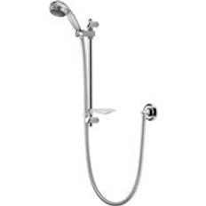 Aqualisa Shower Sets Aqualisa Turbostream Shower Kit Adjustable Height 3 Power Function Shower Head Silver