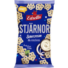 Estrella Fødevarer Estrella Stjärnor Sourcream & Onion 85g 85g 1pak