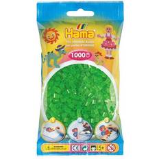 Beads Hama Midi Perler Neon Green 1000stk 207-37