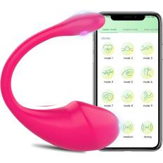 Rejsevenlig Vibrator Æg Med App-Styring