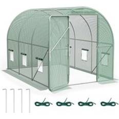 VonHaus 3x2m Walk In Polytunnel Greenhouse One Size