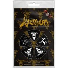 Black Picks Venom Vemon Black Metal Tri-Tip Guitar Pick Pack Set of 5
