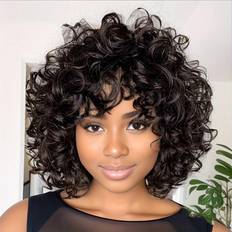 Svolna Dark Brown Ocean Wave Crochet Hair Pre Looped 9 Inch 7 Packs