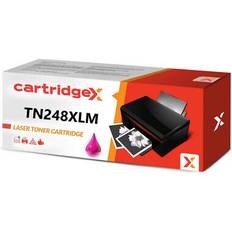 Cartridgex Magenta toner cartridge compatible with brother tn248xl dcp-l3560cdw dcpl3515cdw