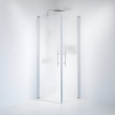 Bath Deluxe Brusere Bath Deluxe Vänern Duschvägg Fyrkantig Borstad Aluminiumprofil