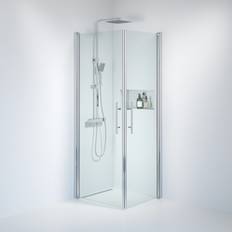 Bath Deluxe Brusere Bath Deluxe Vänern Duschhörn Klarglas Krom Profil