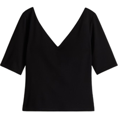 H&M V Neck Top - Black