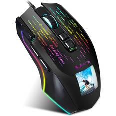 Computer Mice Greenzech Wired Gaming Mouse USB RGB Game Mouse