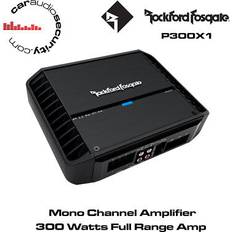 Boat- & Car Amplifiers Rockford Fosgate Punch P300X1 Mono Amplifier 300 Watts Full-Range