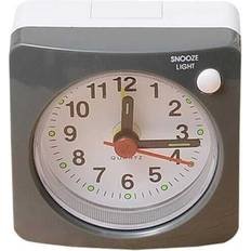 Analogt Vækkeur Med Snooze Og Lydløs Drift