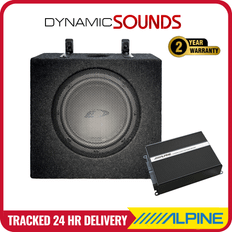 Alpine SPC-W84AT6-2 6-Channel DSP Amplifier and Subwoofer