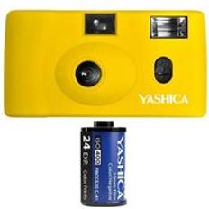Yashica MF-1 Snapshot Art Camera Y Edition with 1 Film 400/24 Yellow