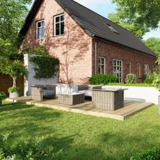 Power Sheds Powersheds Treated Timber Decking Kit 10ft x 20ft Light Brown