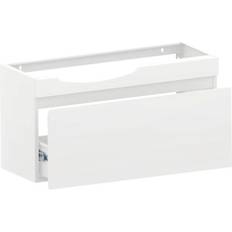 Tvättställsunderskåp Laval 900 Vänster Vit Pulvermålat Stål 90 x 47 x 35 cm