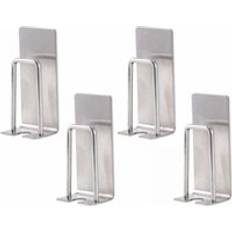 Steel Toothbrush Holders Cyslmuk Set of 4 Stainless Steel Toothbrush Holder