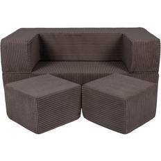 Aesthetic Cube Soffa Brun