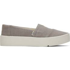 Toms Women's Grey Verona Slip-On Sneakers Shoes