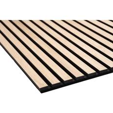 Platten By Venø Akustikpaneel Eiche MDF Schwarz Filz 60 cm x 270 cm