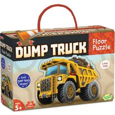 Family Puzzle Floor Jigsaw Puzzles Peaceable Kingdom Shiny Dump Truck Floor Puzzle