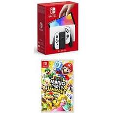 Nintendo Nintendo Switch Oled Hw Oled Model White Super Mario Party Jamboree