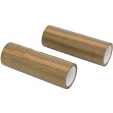 Postembalasje vidaXL Emballasjetape 12 Stk Brun 48 mm x 66 m
