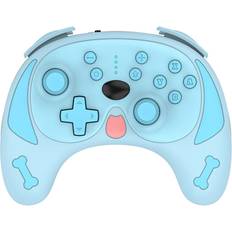 Game Controllers Greenzech Blue Wireless Game Controller Switch Pro Bluetooth Gamepad