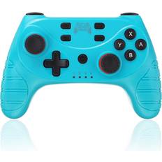 Game Controllers Greenzech Green Wireless Bluetooth Gamepad 6-Axis Gyroscope Dual Vibration Game Controller