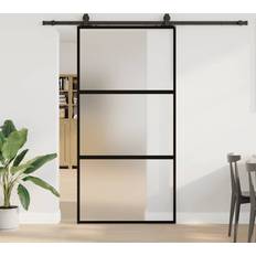 Sliding Doors vidaXL with Hardware Set 102.5x205 cm Sliding Door Clear Glass (x)