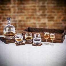 LSA International Islay Whisky Connoisseur Walnut Bar Set