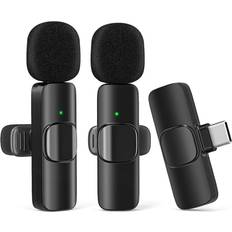 Lavalier Mikrofoni USB-C 2 kpl
