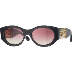 Solglasögon Chanel Oval Sunglasses 17168H - Grey