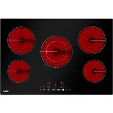 Hobs Loops 77cm 8200W 5 Zone Ceramic Burner Electric Hob