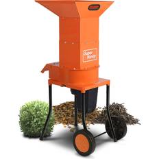 Garden Shredders SuperHandy Heavy Duty Electric Leaf Mulcher Shredder TRI-GUO056 120V