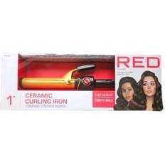 Red Curling Irons Kiss Red by 1" ceramic curling iron c105ng