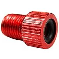 Ventiladapter dunlop ATE Charmate 1x Cykel Färg Aluminium Ventiladapter DV SV Dunlop Fransk Ventil Till Bilventil AV Med Tätningsring Röd