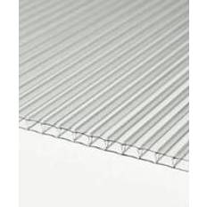 Sheet Materials Storm Polycarbonate Sheet Twinwall 10mm x 1200mm x 3mtr Clear