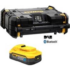 18V Tstak DAB Digital Site Radio Bluetooth Charger USB Powerstack 5.0AH